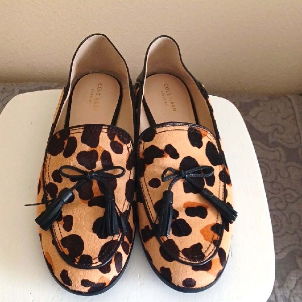 Cole Haan Brown and Black Loafers Flats